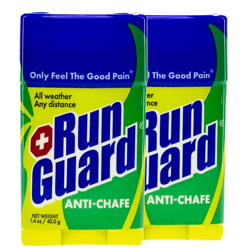 Run Guard Anti-Chafing Stick - Made with 100% Plant-Based Ingredients Plus Beeswax. Works for All Distance Runners from 5K Walks/Runs to 100 Mile Ultra Marathons (1.4oz Two Pack) - BeesActive Australia
