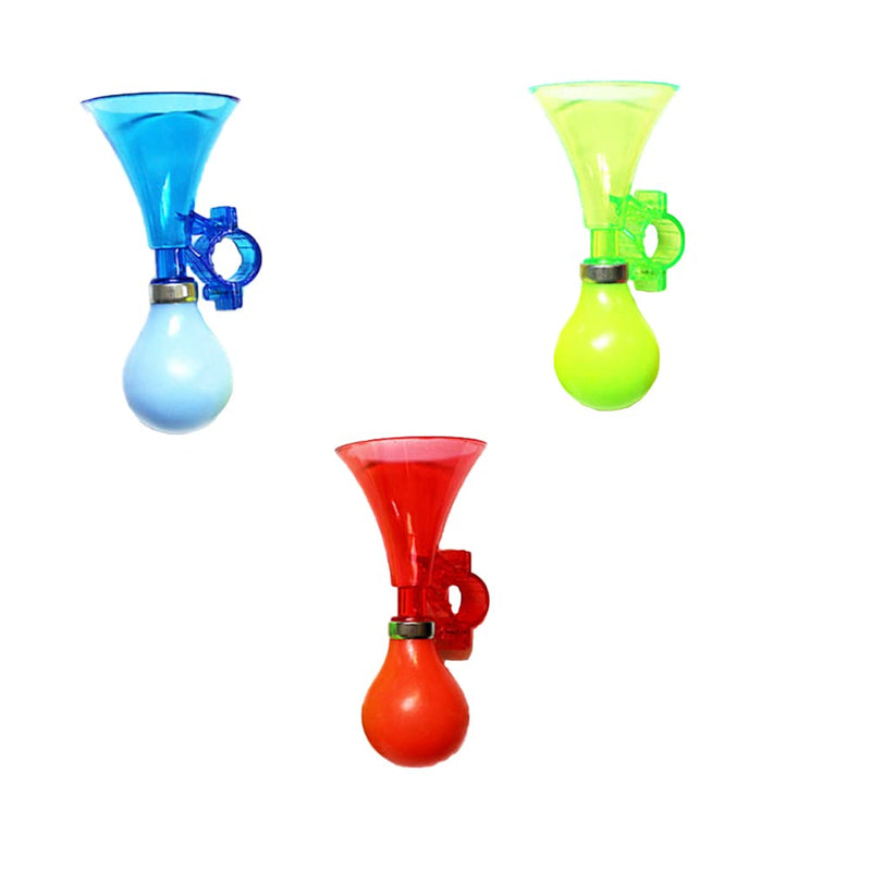 MAFLEN 3 Piece Manually Bike Bugle Loudspeaker Siren Hooter Snail Air Horn Cycle Hooter for Children Bikes - BeesActive Australia