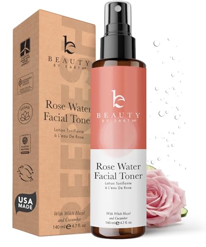 Rose Water Spray for Face - USA Made with Natural & Organic Ingredients Rose 4.7 Fl Oz (Pack of 1)