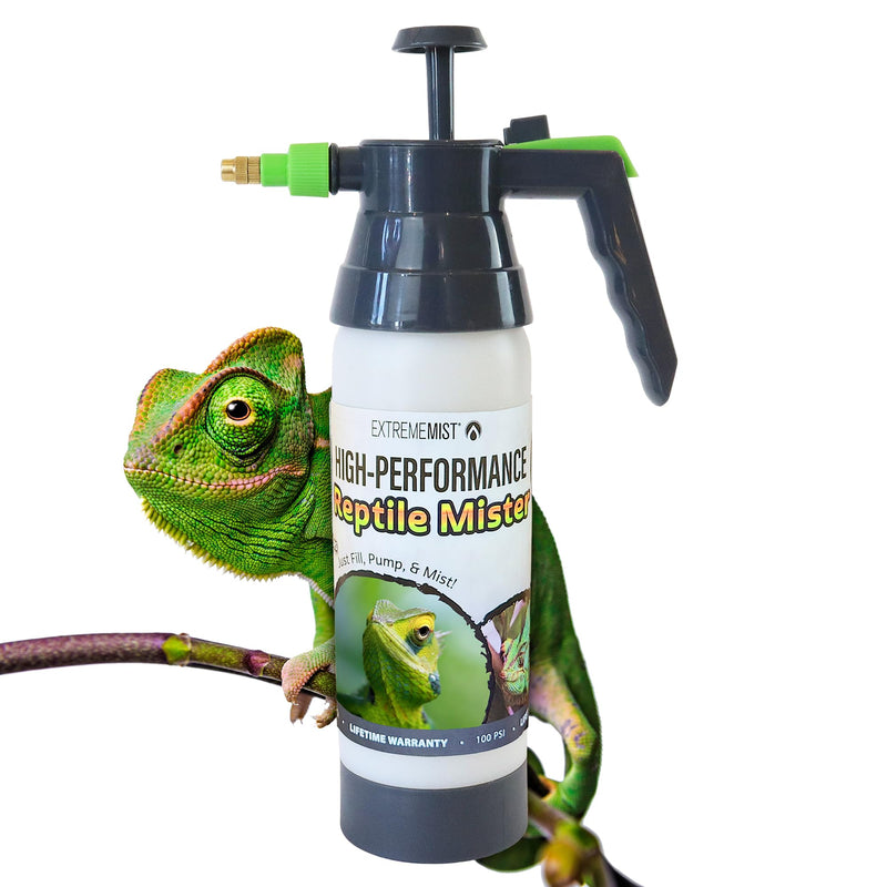 High-Performance Reptile Mister | Ultra-fine Amphibian Sprayer | Terrarium Humidity Fogger | Continuous Gentle Mister | Humidifier for Geckos, Chameleons, Turtles, & Lizards 20 oz - PawsPlanet Australia