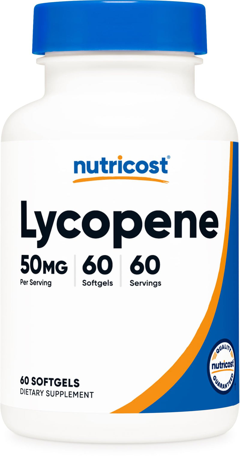 Nutricost Lycopene 50mg Softgels (60 Softgels) 60 Count (Pack of 1) - BeesActive Australia