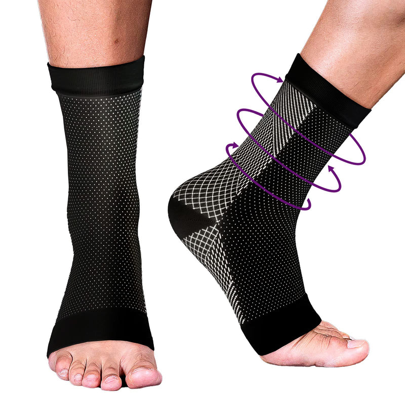 Neuropathy Socks for Women Men, Ankle Brace for Women,Soothe Relief Socks for Neuropathy Pain Women Black L/XL - BeesActive Australia