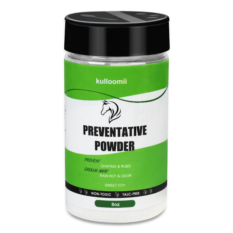 Daily Preventative Powder for Horses - Coat & Skin Care for Horses, Soothes Sweet Itch and Eliminate Odors- 8oz Horse Dry Shampoo 8 oz - BeesActive Australia