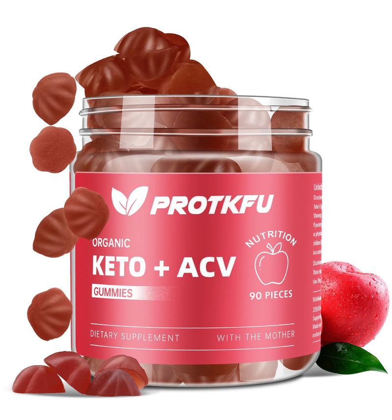 90 Count Keto ACV Gummies Advanced Weight Loss | Keto Supplements for Stomach Bloating, Gut Clean Support, ACV Keto Gummies for Weight Loss