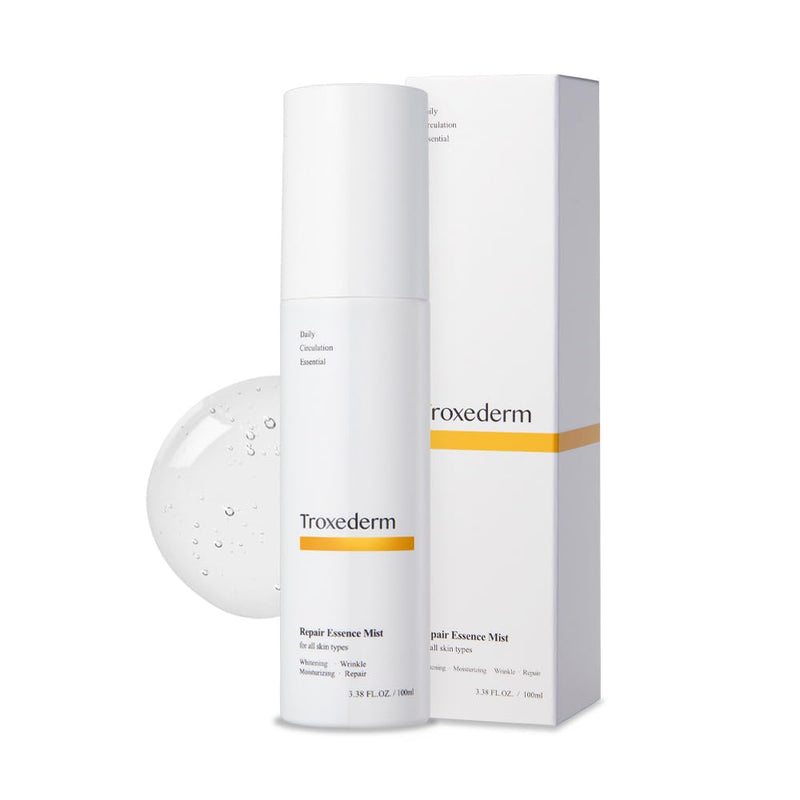 TROXEDERM Repair Essence Face Mist - Fineline Care, Powered Soothing Mist for Skin Redness, Enriched with Niacinamide, Troxerutin and Centella Asiatica for All Skin Types 3.38 Fl.oz 3.38 Fl Oz (Pack of 1) - BeesActive Australia