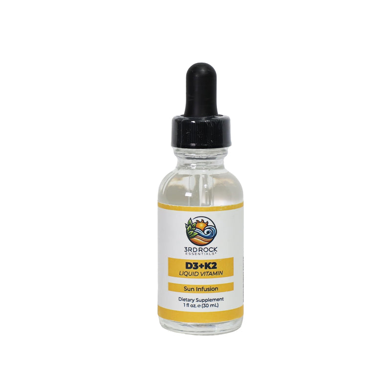 3rd Rock Essentials Vitamin D3 4000 IU + K2 MK-7 Liquid Drops – High Absorption Chelated Formula – 600 Drops (4 Month Supply) – Bone, Immune & Calcium Support – Non-GMO, Gluten Free Supplement D3 K2