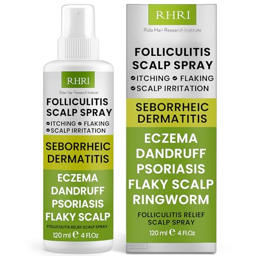 Folliculitis Scalp Spray Dandruff Treatment for Dry & Irritated Scalp