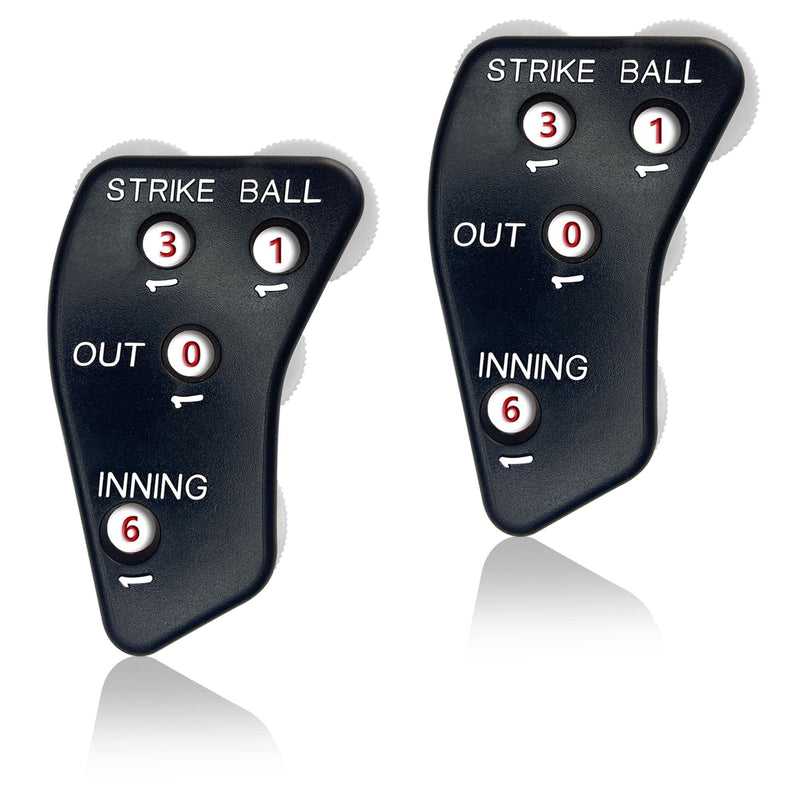 Joewuzun 4 Wheel Umpire Indicator- Baseball Umpire Counter Clicker 4-Wheel Call Order Indicator- Baseball Clicker Outs Innings Balls and Strike Clicker for Softball - BeesActive Australia