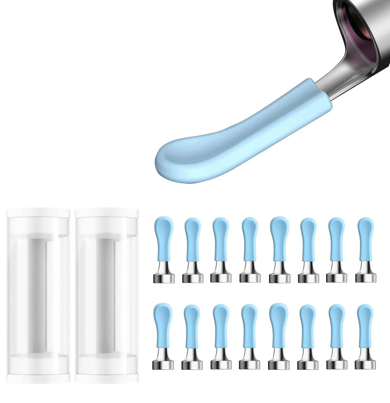 Bebird Replacement Tips Ear, 16 Pieces Waterproof Silicone Ear Spoon for Ear Wax Removal Endoscope, BEBIRD Original Ear Cleaner Tips Set for W3/R3/T15/X3/X17 PRO/D3Pro/T5/R1(Latest Version) - BeesActive Australia