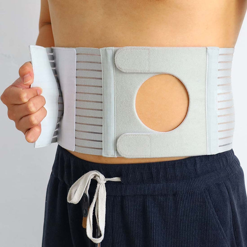 Medical ostomy belt, Adjustable Stoma support belt Portable ileostomy colostomy belt,Universal Ostomy belt helps protection ostomy bag (X-Large) X-Large