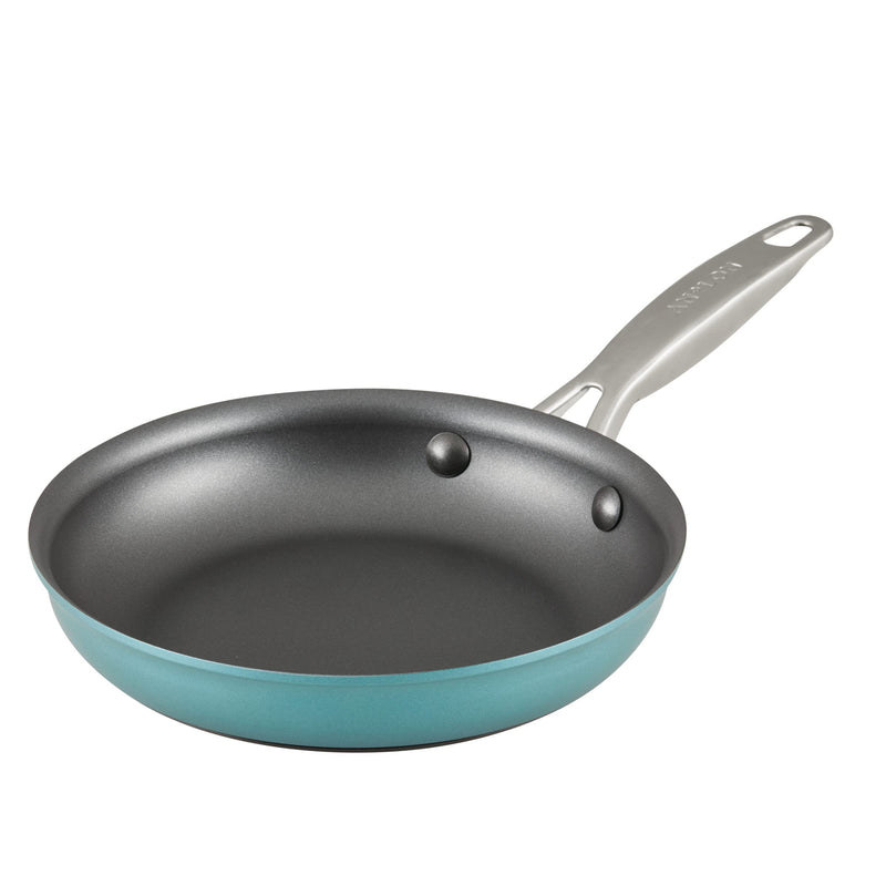 Anolon Achieve Hard Anodized Nonstick Frying Pan/Skillet, 8.25 Inch, Teal Skillet (8.25-Inch) - BeesActive Australia