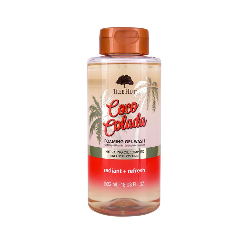 Tree Hut Coco Colada Radiant & Refresh Foaming Gel Wash, 18 oz. 18 Fl Oz (Pack of 1) - BeesActive Australia