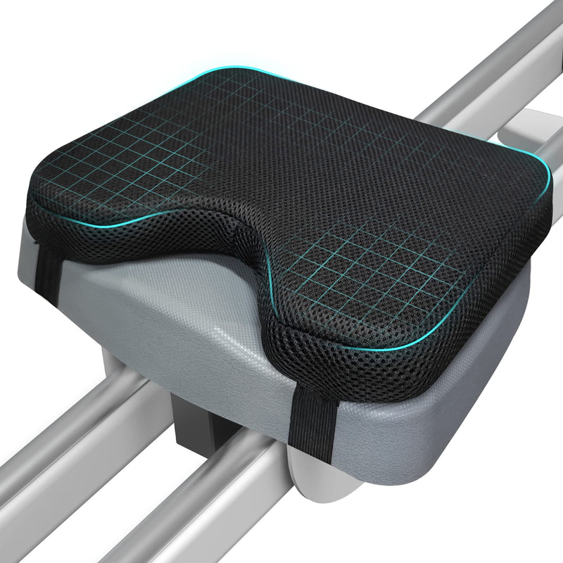 Rowing Machine Seat Cushion, MERACH Rower Seat Cushion, 2 Strap Fixation, Custom Memory Foam, Washable Cover, Ideal for Concept2 and Other Rowing Machines - Rower Accessories and Seat Pad Rowing Machine Seat Cushion - BeesActive Australia