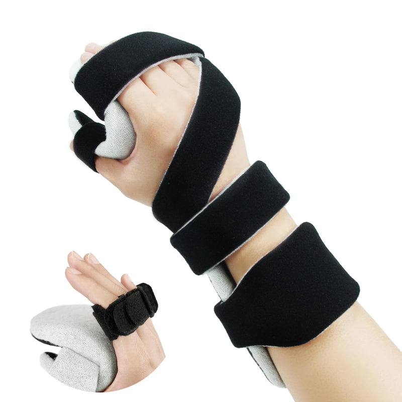 OSK Soft Functional Resting Hand Splint with Finger Separator,Stroke Hand Brace By Restorative Medical,Wrist Brace For Carpal Tunnel,Immobilizer Muscle Atrophy Rehabilitation(Right,Small) (Right,Small)