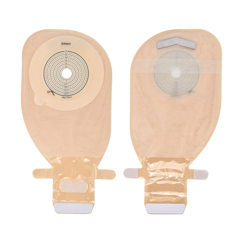 Colostomy Bags,20PCS Ostomy Bags One-Piece Ostomy Supplies 20mm-70mm Cut to Fit Drainable Pouch with Closure for Ileostomy Stoma Care. - BeesActive Australia