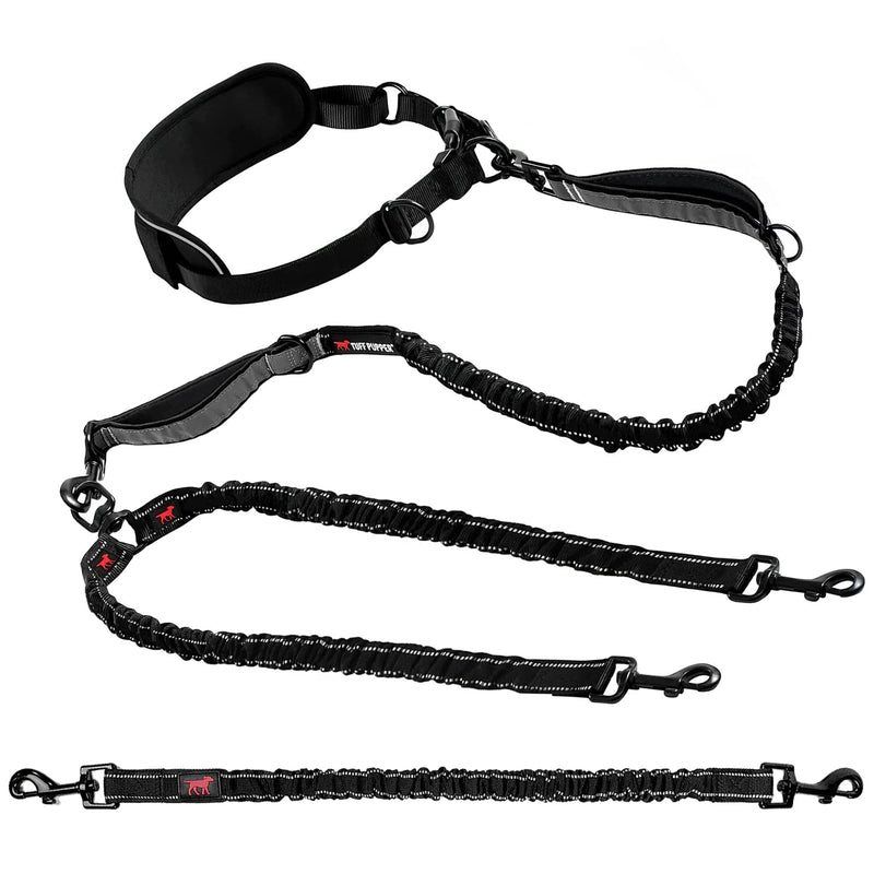 Add-On Accessory Bungee Leash and Hands Free Dog Leash - Two Large Dogs Up to 250 lbs