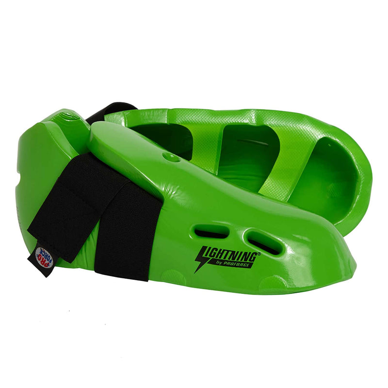 ProForce Ultra Lightning Kicks Sparring Shoes/Footgear - Green - Size 3-4 | Child Medium