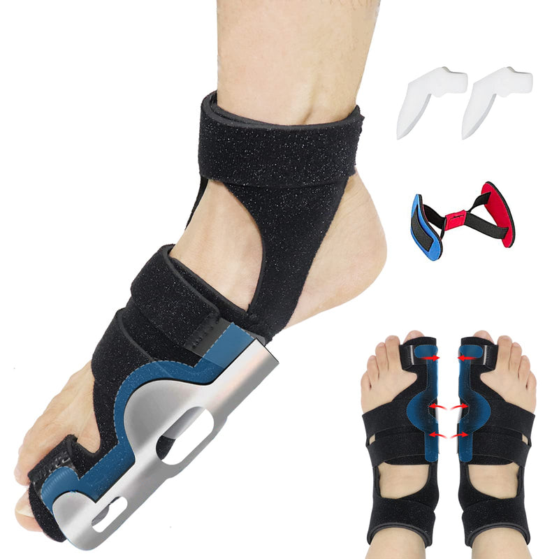 MMPANG Bunion Corrector Set for Men&Women Orthopedic Bunion Toe Straightener Adjustable Bunion Splint with Silicone Toe Separators and Toe Stretch Straightener Strap for Hallux Valgus Bunion Relief - BeesActive Australia