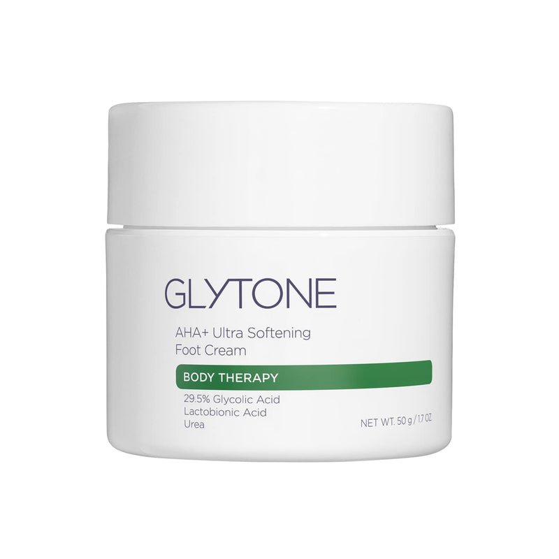 GLYTONE AHA+ Foot Cream for Dry Cracked Heels & Feet | Exfoliate, Hydrate & Retexturize Dry, Rough Foot with Exfoliating 29.5% Glycolic Acid, Moisturizing Lactobionic Acid & Urea - 1.7 Oz 1.7 Fl Oz (Pack of 1) - BeesActive Australia