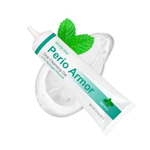 Perio Armor New & Improved Formula - Thick Gel for Dental Trays, Gum Care & Oral Cleansing (Mint), 3 oz, Mint