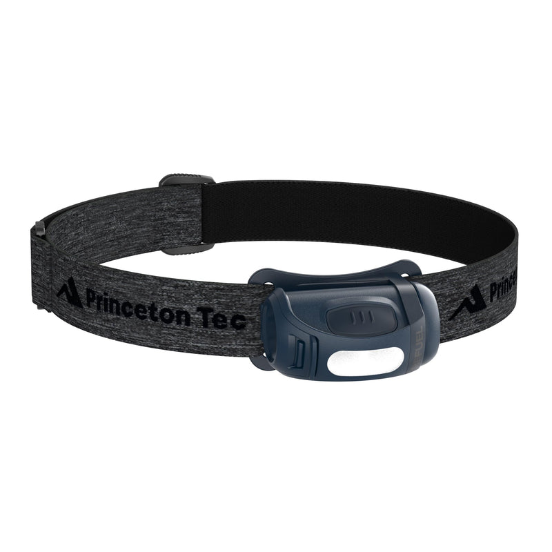 Princeton Tec REFUEL 300 – Compact 300-Lumen AAA-Powered Flood Headlamp with Dimmable Beam, Easy-Open Battery Door, IPX4 Water Resistance, 5-Year Warranty, Made in USA, Blue