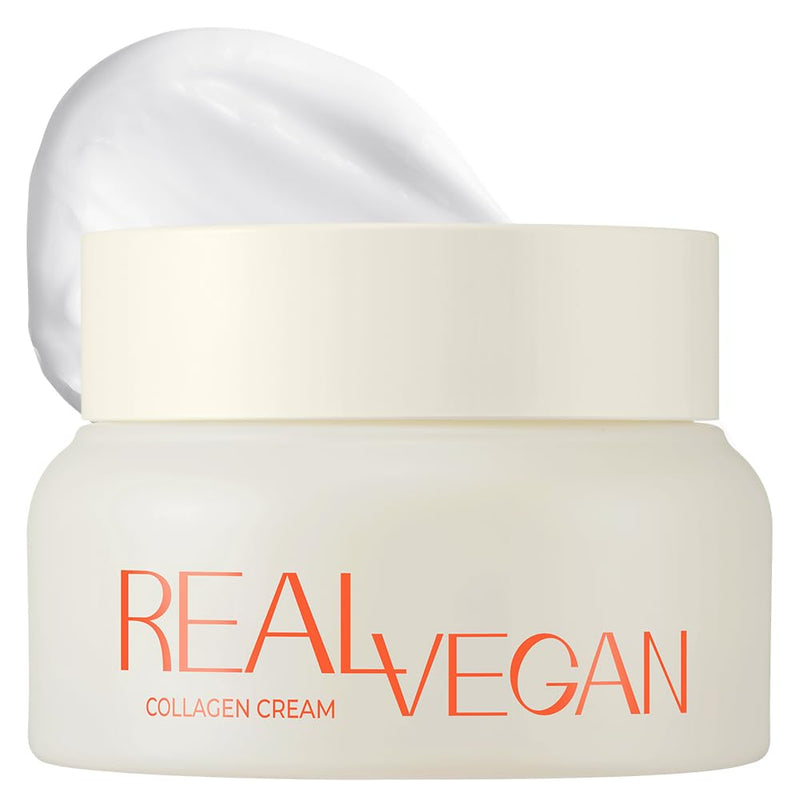 KLAVUU Real Vegan Collagen Cream - Enhances Skin Elasticity, Providing Deep Hydration to Dry Skin for a Radiant, Youthful Glow - 1.69 Fl oz - BeesActive Australia