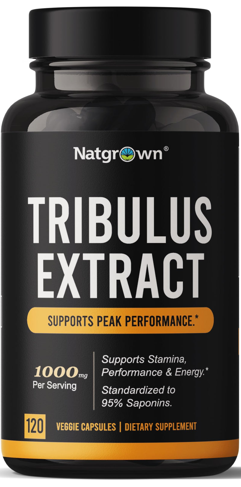 Tribulus Terrestris for Men - 1000mg Concentrated Extract Supplement for Stamina, Energy, and Peak Performance - 120 Vegan Capsules - BeesActive Australia