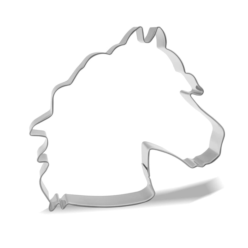 Large Horse Head Cookie Cutter, 5”, Stainless Steel - BeesActive Australia