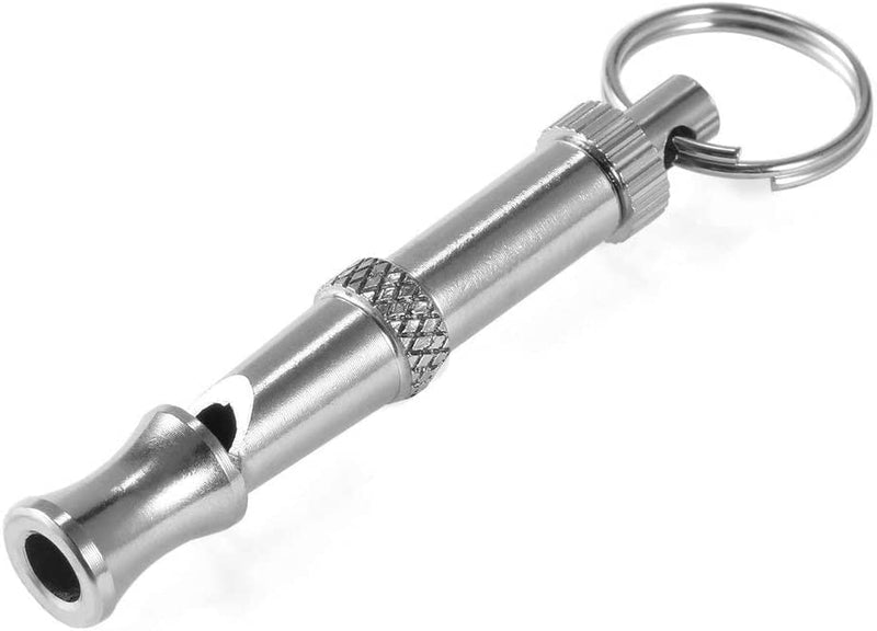 JJLFresheners Silver Pets Whistle Adjustable Pet Training Sound Control Stainless Steel Puppy Bark Whistles with Suspendable Key Chain Dogs - BeesActive Australia