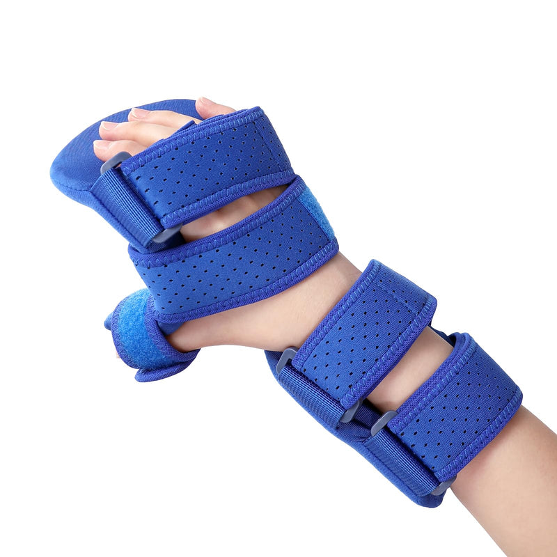 TYYIHUA Resting Hand Splint, Stroke Hand Therapy Equipment, Hand Brace with Finger Support for Stroke Recovery Patients, Carpal Tunnel Syndrome, Arthritis, Tendinitis, Metacarpal Breaks Right
