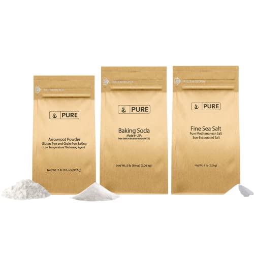 Pure Original Ingredients Homemade Toothpaste Bundle, Fine Powders, Make Your Own Toothpaste, Cleaning & More