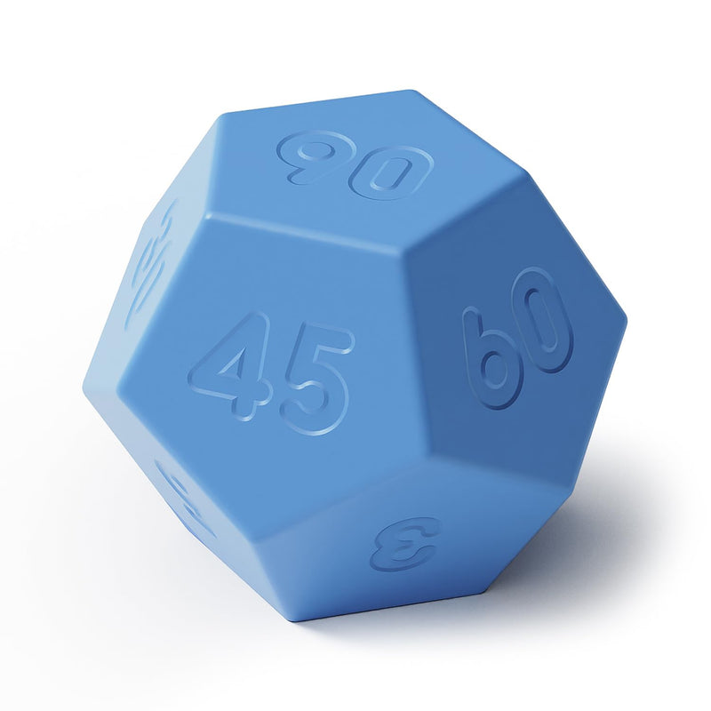 Mooas Dodecagon Time Ball Rechargeable Mini Timer (Blue), 11 Preset Times, Desk Productivity, Pomodoro, Sound/Vibrate/Mute, ADHD, Workout, Study, Cooking Blue - BeesActive Australia