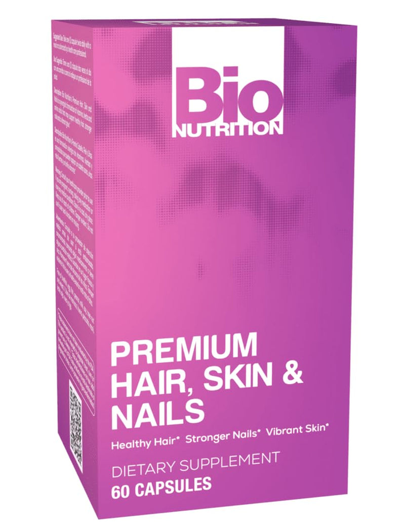 Bio Nutrition Premium Hair, Skin & Nails, 60 Capsules