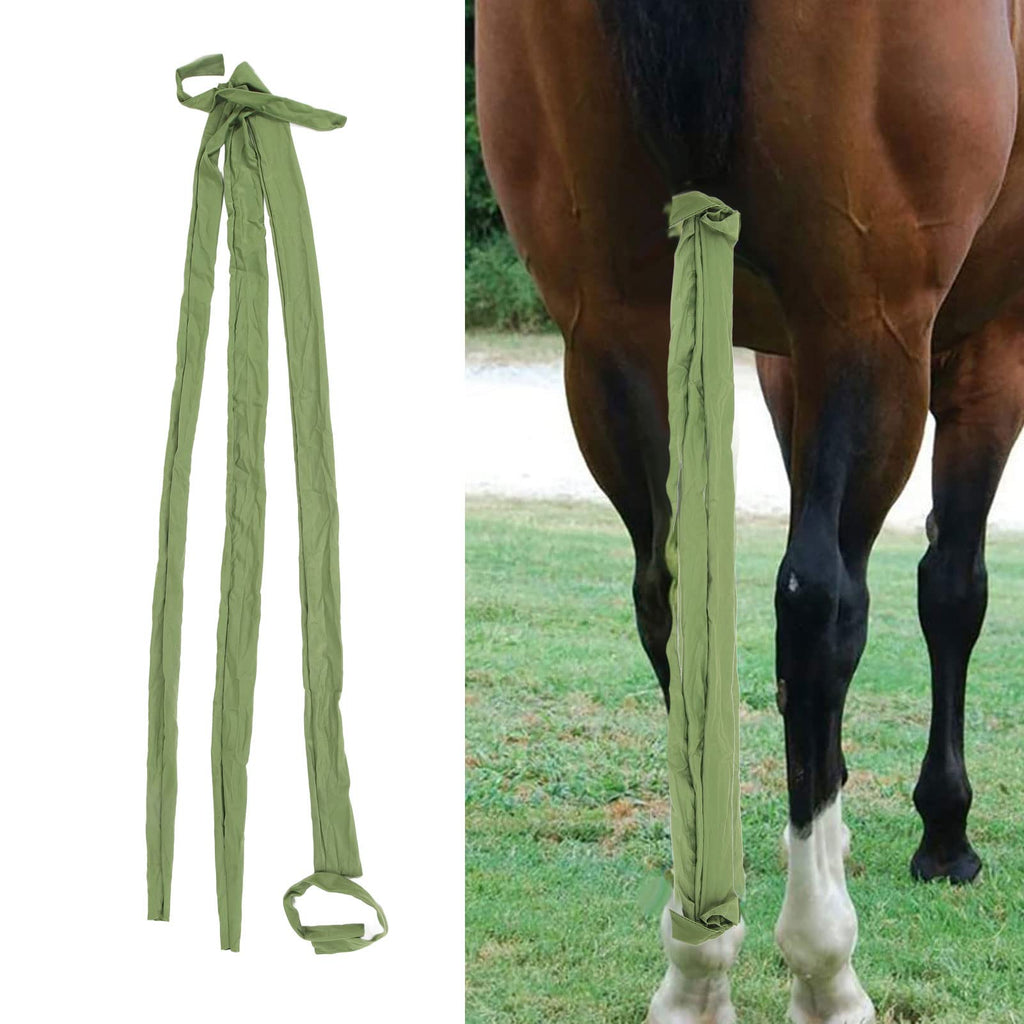 POCREATION Horse Tail Bag, Horse Tail Wrap Horse Ponytail Tail Bag for Horses Multifunctional 3 Tube Horse Tail Guard Light Tail Bag for Home Farm Makes Grooming Easy