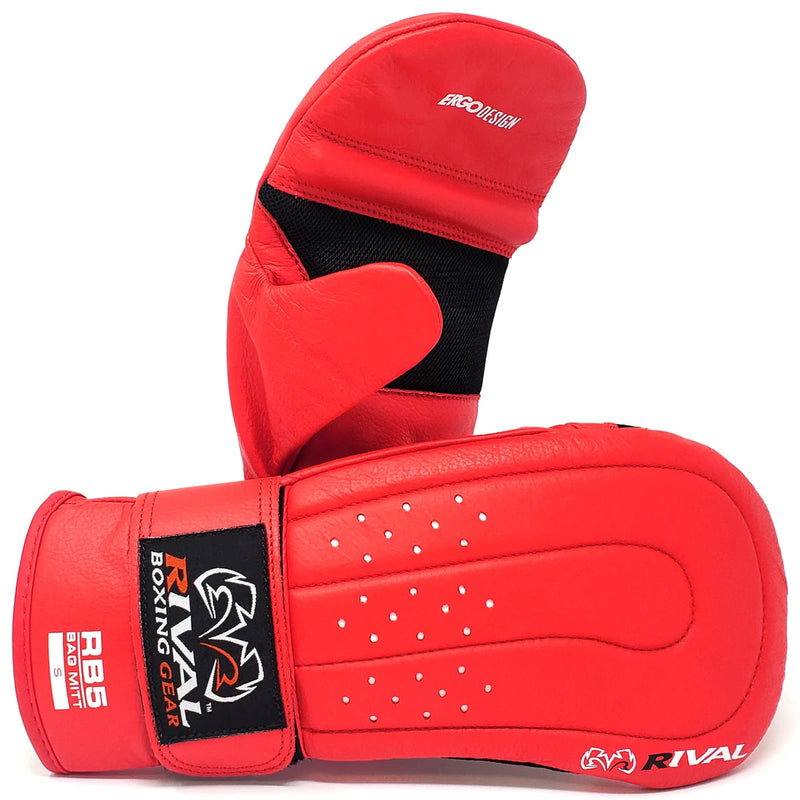 Rival RB5 Bag Mitts Red Large - BeesActive Australia