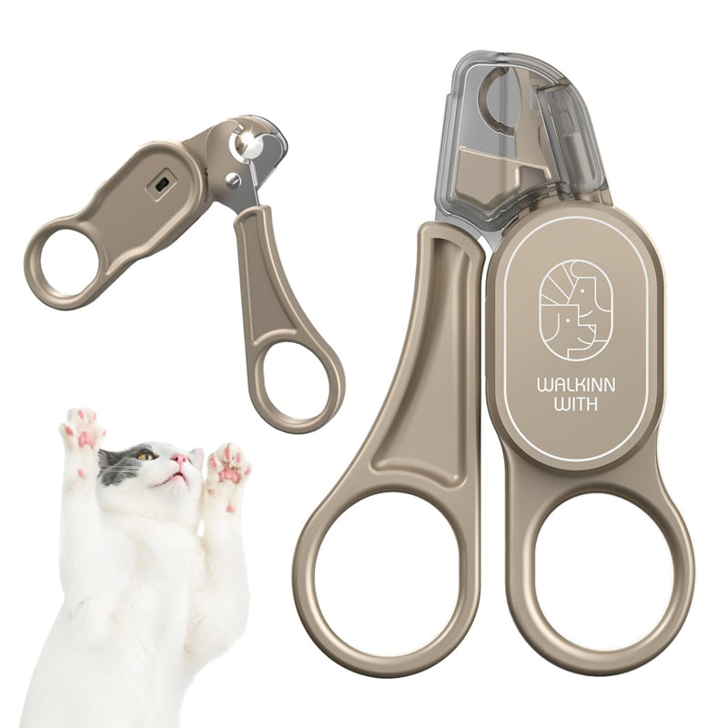 Cat Nail Clipper with LED Guide Light and Nail Trapper - BeesActive Australia
