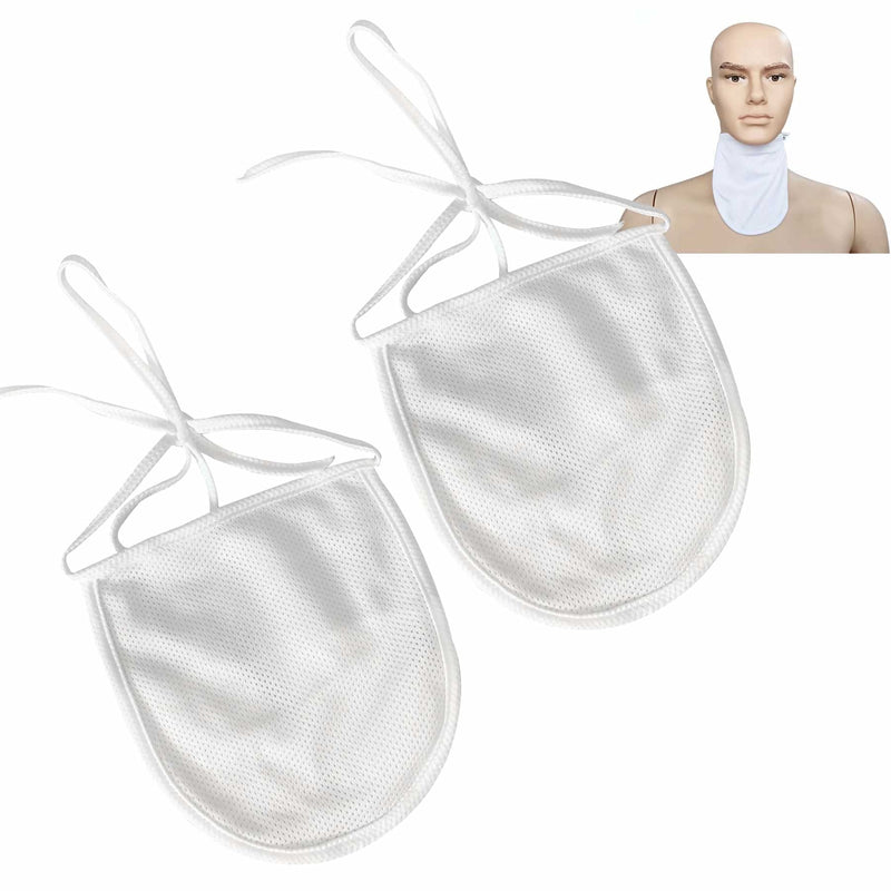 Tracheostomy Shower Cover Neck Stoma Protector Tracheostomy Supplies Breathable Tracheotomy Cover Adjustable Stoma Covers (white) - BeesActive Australia