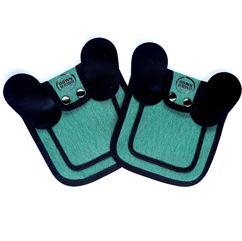DOWN UNDER OUTDOORS 2 Pack Small Chicken Saddles for Bantams and Young Birds, Includes Shoulder Covers (Teal) teal - PawsPlanet Australia