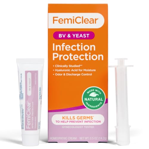 FemiClear BV & Yeast Infection Protection Cream, 0.5 Oz 0.5 Ounce