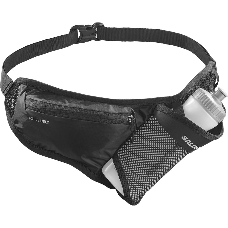 Salomon Unisex Active Bottle Belt, Storage & Hydration Belt NS BLACK - BeesActive Australia