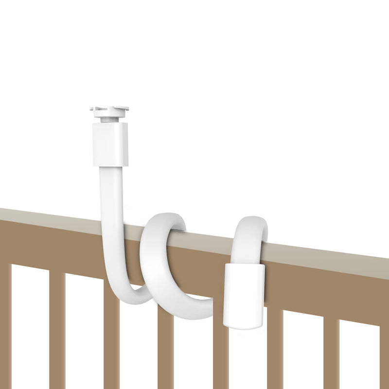 HelloBaby Baby Monitor Mount Works HB6550/ HB65/ HB6339/ HB40/ HB6081/ HB66/ HB6351, 20 Inch Flexible Arm Bracket, Baby Monitor Holder Attaches to Crib Cot Shelves, Indoor Without Tools or Wall Damage - BeesActive Australia