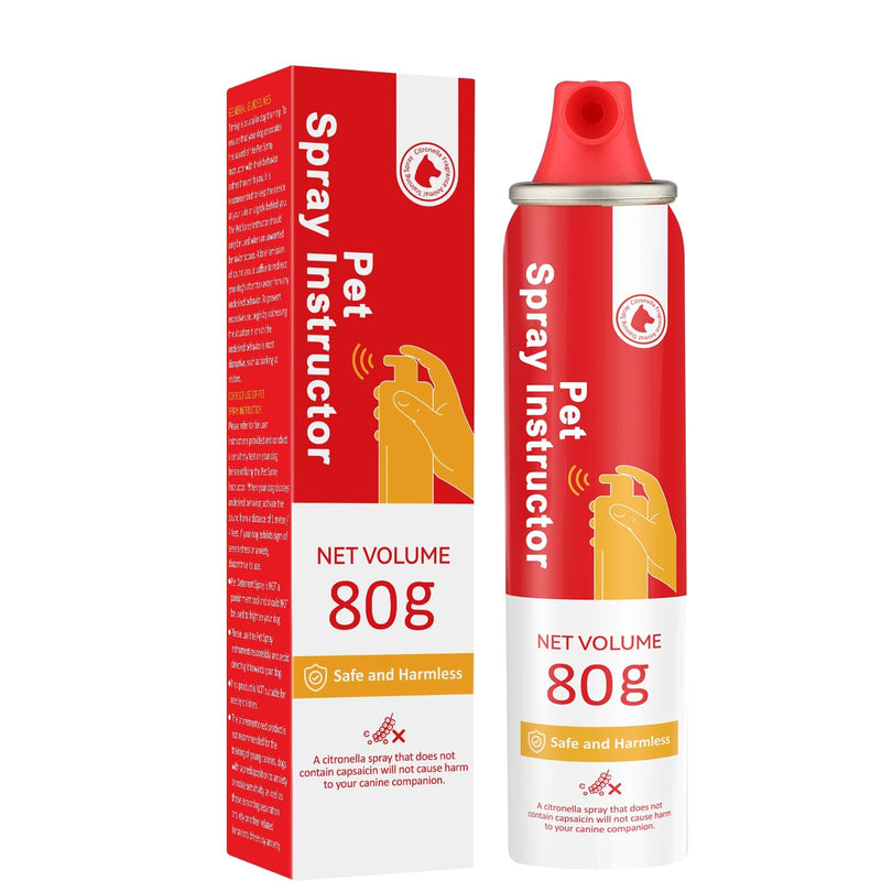Spray Corrector Dog Trainer, 80ml 1 Pack Spray for Dog to Stops Barking, Jumping Up, Place Avoidance, Food Stealing, Fights & Unwanted Dog Behaviour Red-1 - BeesActive Australia