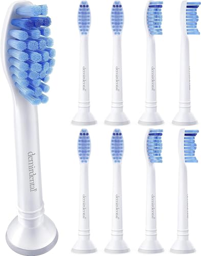 Replacement Heads Compatible with Philips Sonicare Medium White 8 Pack