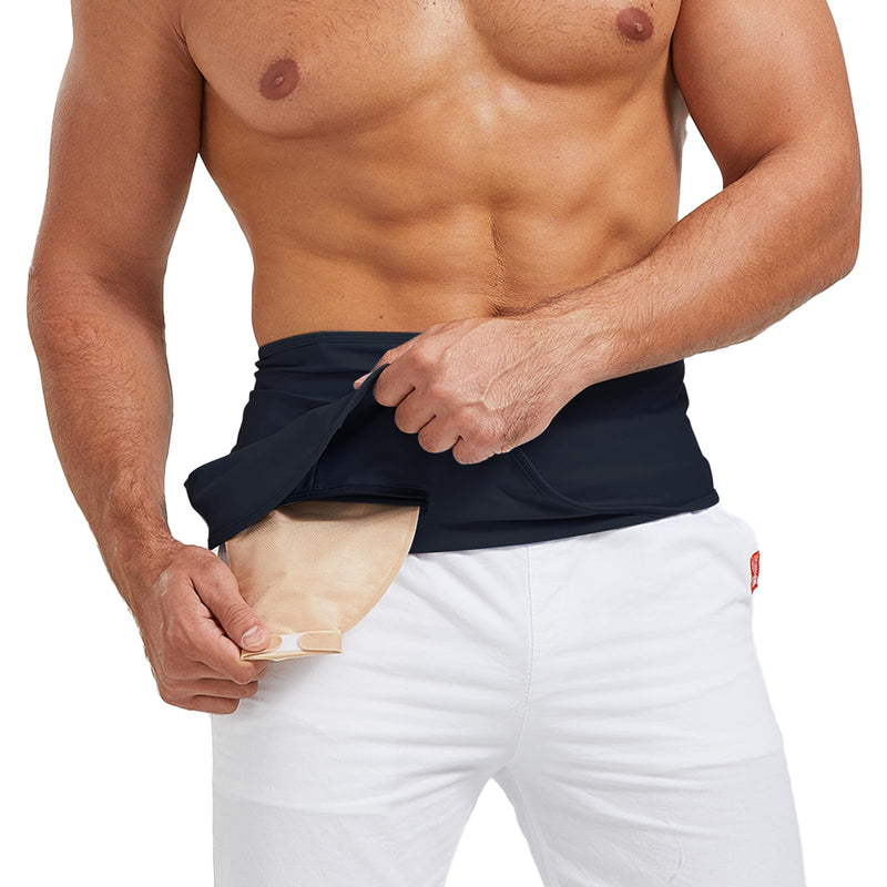 Ostomy Belt, Ostomy Supplies, Ostomy Support Belt for Ostomy Bag Inner Pocket to Hold Ostomy Pouch for Men & Women, Ostomy Bag Cover for Sport & Swiming - Small Small(waist size:28''-33'') - BeesActive Australia