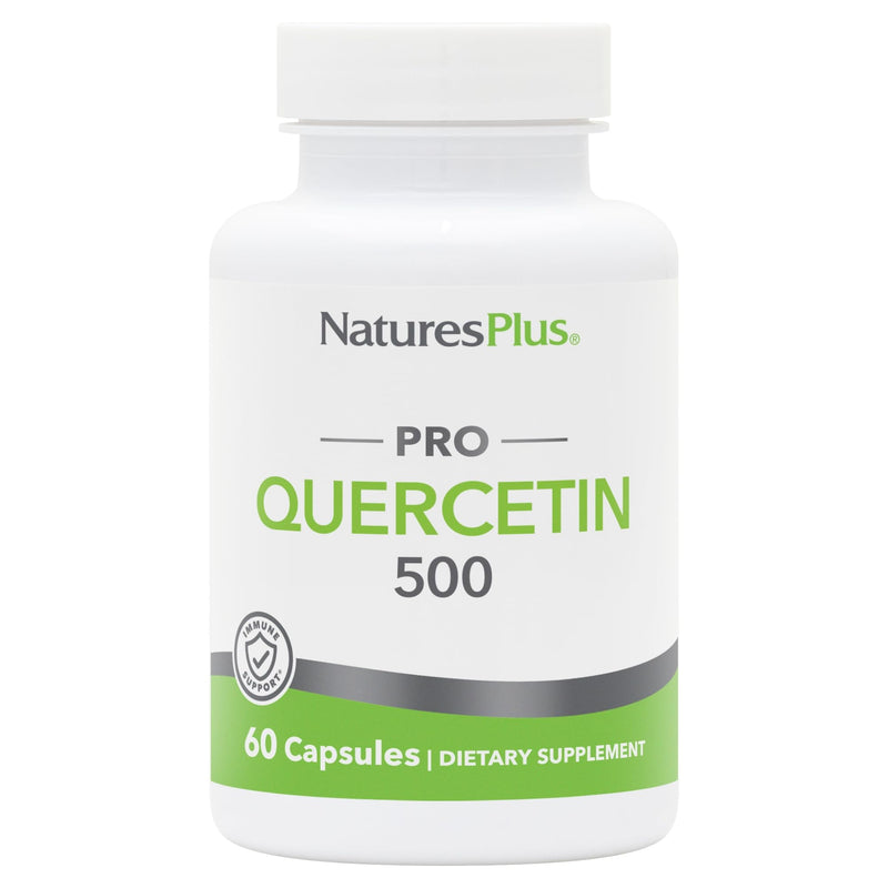 NaturesPlus PRO Quercetin 500 mg - 60 Capsules - Promotes Free Radical Protection & Supports Healthy Immune Response - Non-GMO, Vegan & Gluten Free - 60 Servings