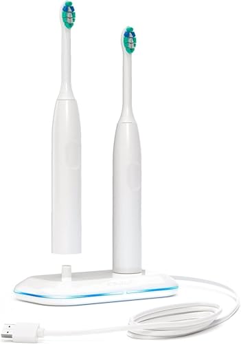 Galvanox Dual Electric Toothbrush Charger for Aquasonic Black Series, Duo, Pro and Vibe Models