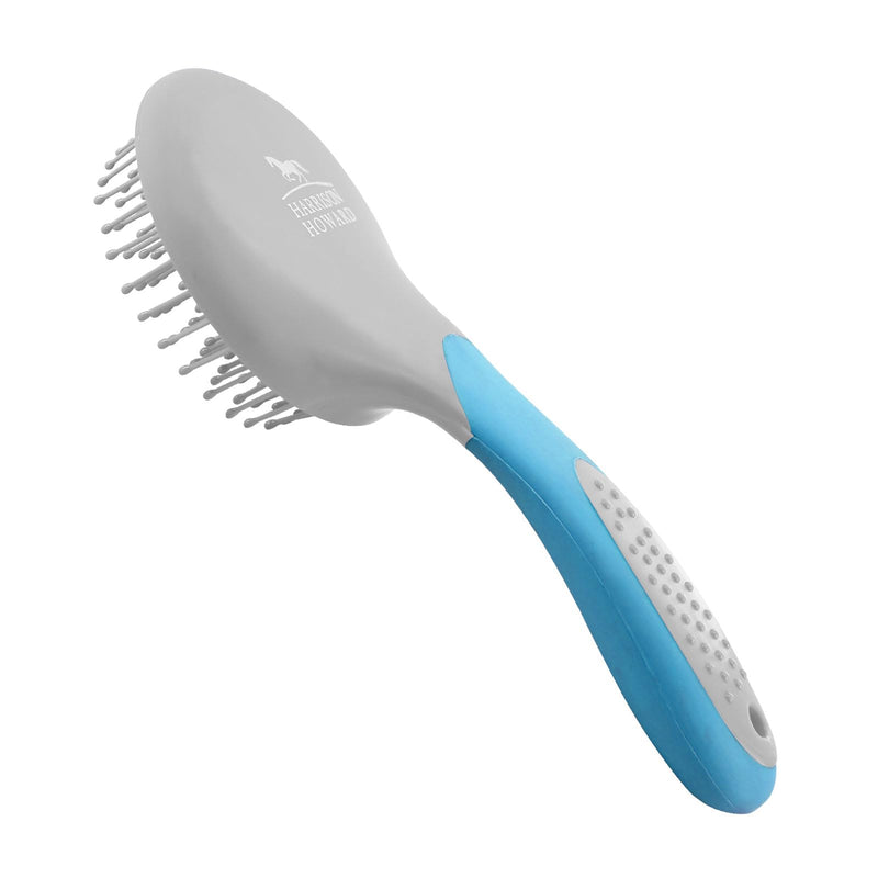 Harrison Howard Horse Mane and Tail Brush Horse Professional Grooming Brush Equestrian Detangler Non-Slip Brush Light Blue - BeesActive Australia