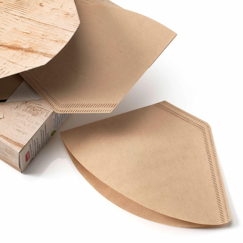 Heite Premium No. 4 Coffee Paper Filter Cone, Natural Brown, 120 Count, Made in Germany - BeesActive Australia