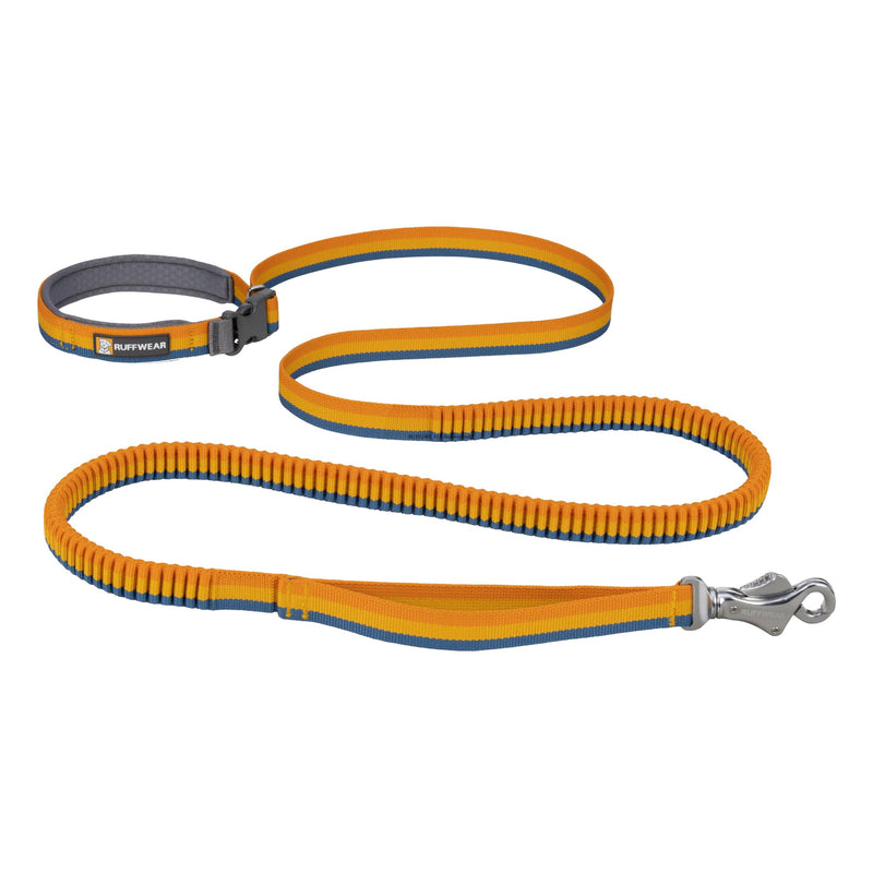 Ruffwear, Roamer Bungee Dog Leash for Running, Biking or Hiking, Can be Used Hand-Held or Hands-Free, Yellow Snow, 7.3'-11' 7.3'-11' - BeesActive Australia