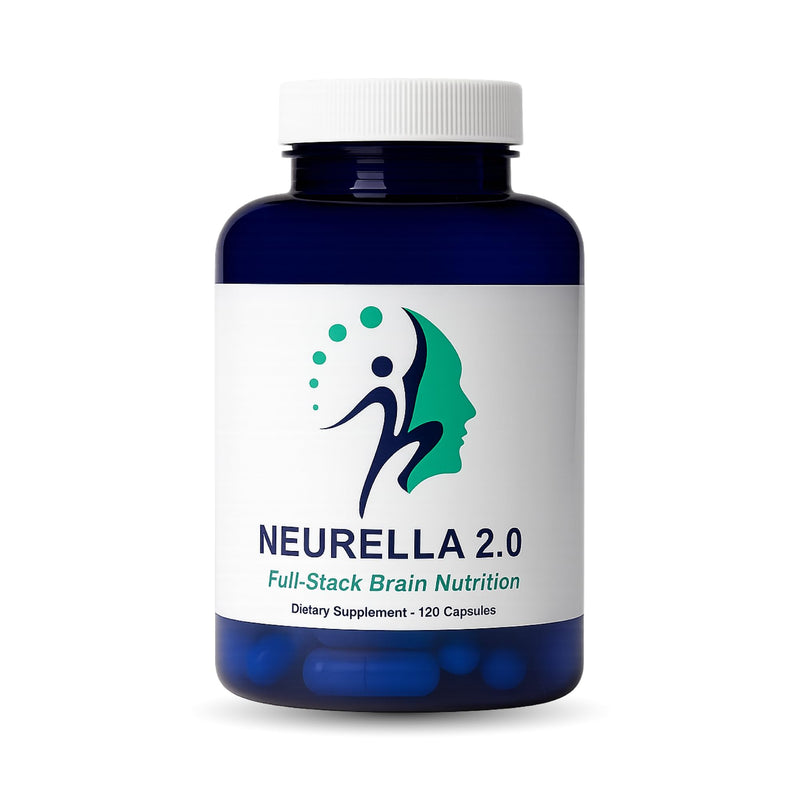 2.0 Nootropic Brain Supplement – Adult Cognitive Health & Neuro Support, Brain Supplements for Memory and Focus with NAC Supplement, Ashwagandha & B12 Vitamins for Women & Men, 120 Capsules